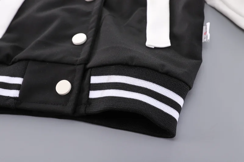 Dziecięca wersja koreańska zestaw wiosenno-jesienny chłopięcy nowy baseballowy zestaw z długimi rękawami dziecięcy nadrukowany napis moda codzienna dwuczęściowy zestaw