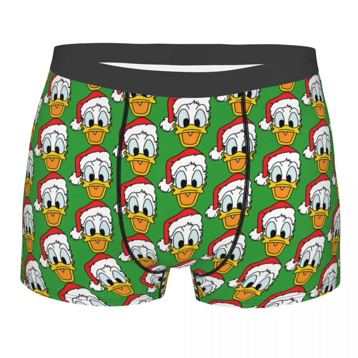 

Donald Duck Merry Christmas Men Long Underwear Boxer Shorts Panties Sexy Soft Underpants for Male
