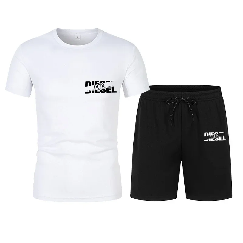 Men's Quick-Dry 2-Piece Sports Set 2026, Lightweight Short Sleeve Tee and Shorts, Performance Activewear for Running and Gym