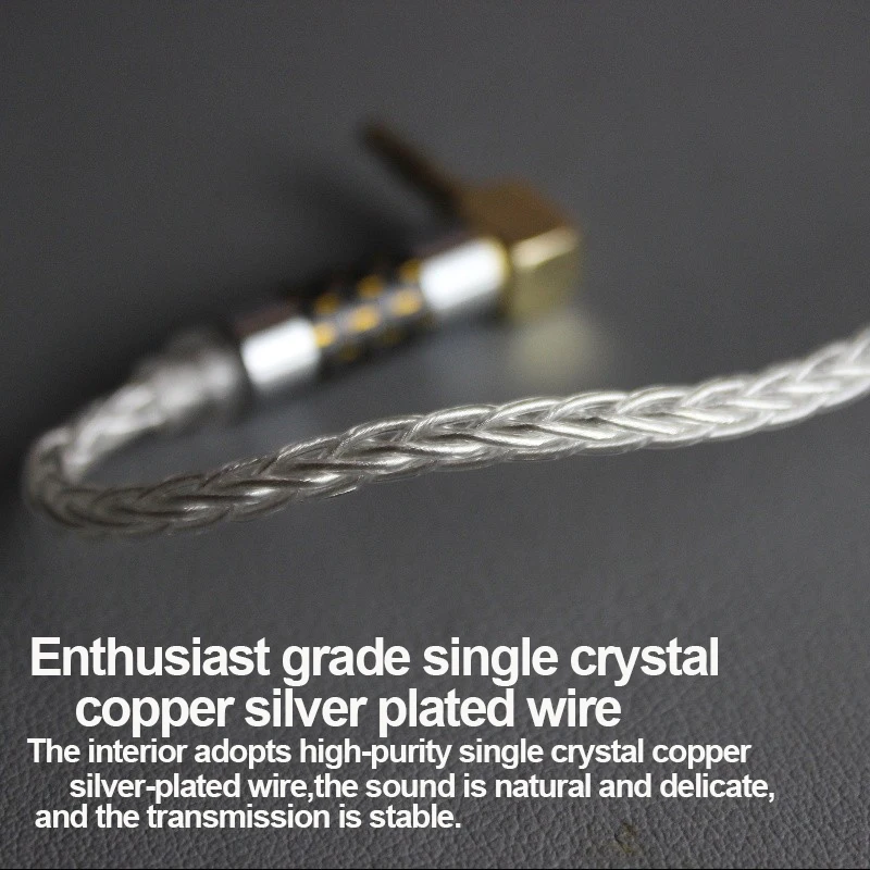 TFZ Kabel Für ESSENZ MYLOVE4LIVE SG1KING No.3 LIVE Kopfhörer Silber Überzogene HIFI Upgrade Kabel OCC 4,4mm Balance 2,5 3,5mm