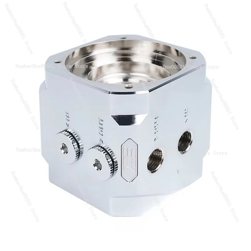 Dual D5 Pump Tandem EVO Water Cooling Pump Cover Acrylic Pump Housing for Dual D5 Tandem Setup