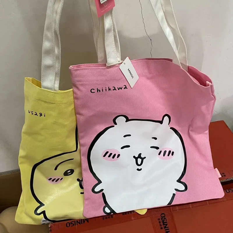 

Chiikawa Series Shopping Bag One Shoulder Storage Large Capacity 38cm Usagi Chiikawa Hachiware Beautifully Decorated for Gifting