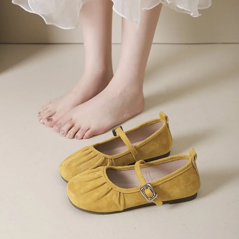 أحذية الصيف الأنيقة السيدات المرأة الأخفاف الباليه الشقق الخريف 2025 الباليه خريف جديد مريح ماري جينس أحذية النساء Au #2