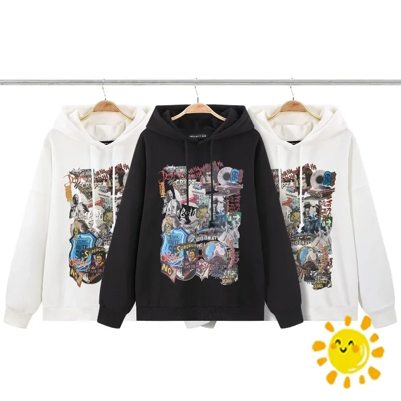 

Толстовка Мужская/женская оверсайз, свитшот с цифровым принтом, свободного покроя