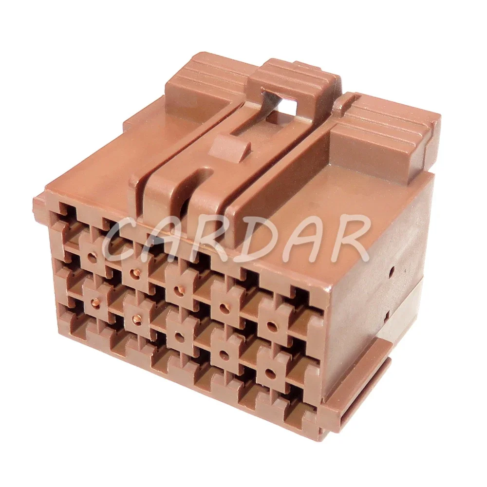 1 Set 18 Pin Brown Automobile Wire Unsealed Connector AC Assembly 1-967624-6 Car Modification Socket Auto Accessories