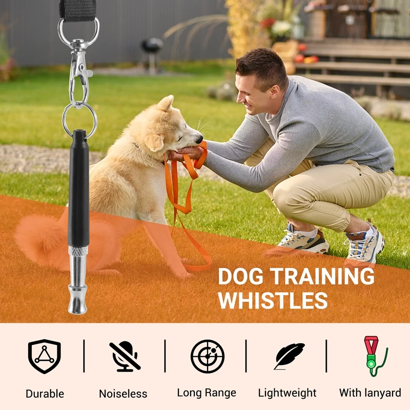 Dog Whistle, Professional Dog Training Whistle To Stop Barking Adjustable Frequency Ultrasonic Sound Training Tool Silent Bark C