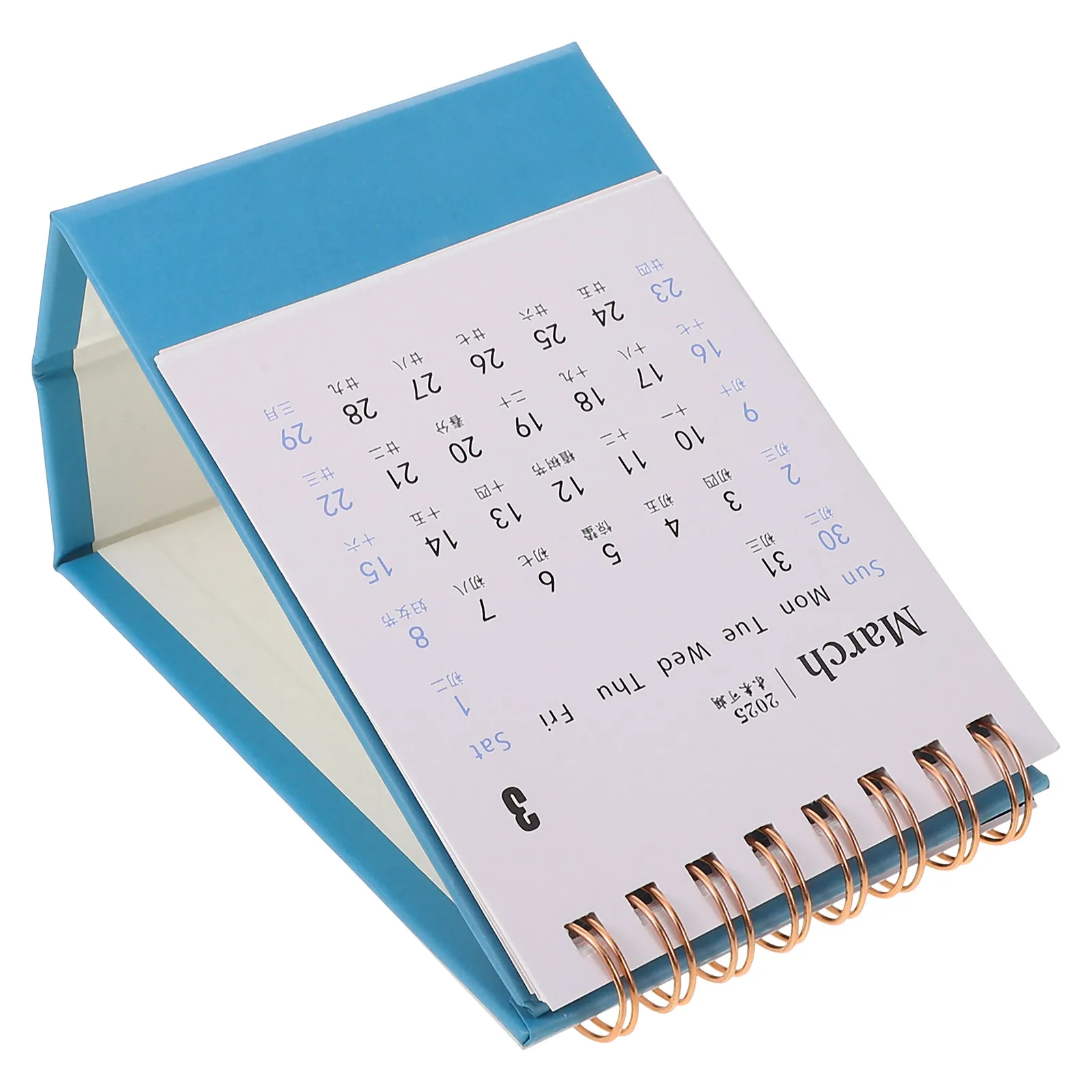

Mini Desk Calendar Decor Decorative Standing Ornaments Daily Desktop Small-sized Paper for