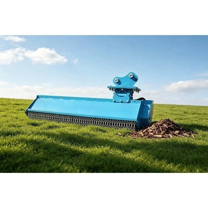 Hydraulic Driven Grass Shredder Compatible with 1 to 8 Ton Small Excavators