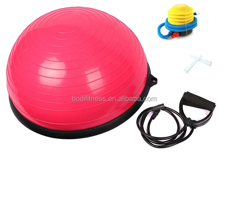 

Popular Antiskid Grain Yoga Balance Ball Half Fitness Ball Explosion-proof Wave Speed Ball