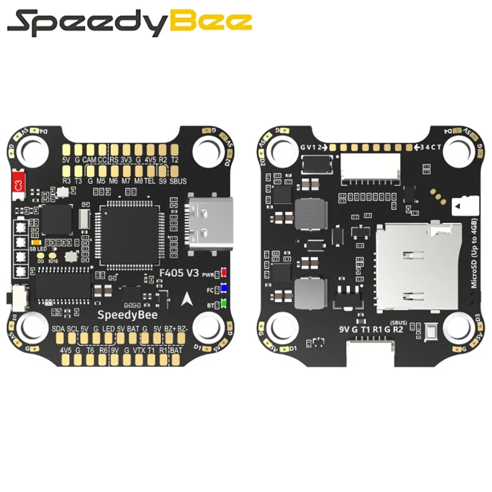 Imagem -05 - Velocidadeybee-barômetro Lipo para Drone rc Betaflight Embutido Controle de Voo Bls 50a em Blheli_s Dshot300 600 Esc F405 v3 36s