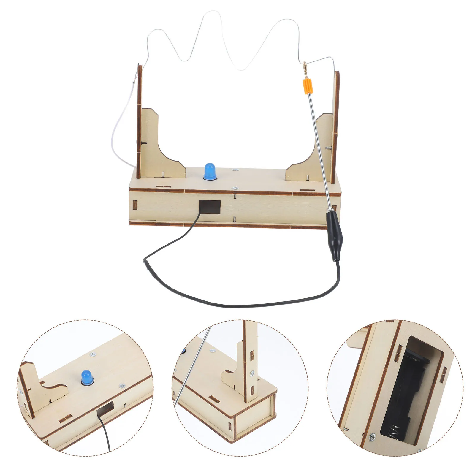 

1 set 1 Set Diy Science Experiment Kit Electric Touch Maze Game Brain Teasers For Kids Educational Building Blocks