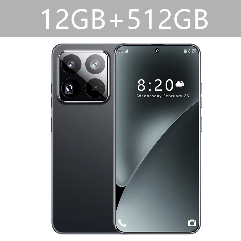 Nieuwe 14T Pro Originele Smartphone 7.3inch 4G 5G Dual Sim-kaart Mobiele Telefoon 8000mAh Android Mobiele telefoons Global Versie Mobiele Telefoons
