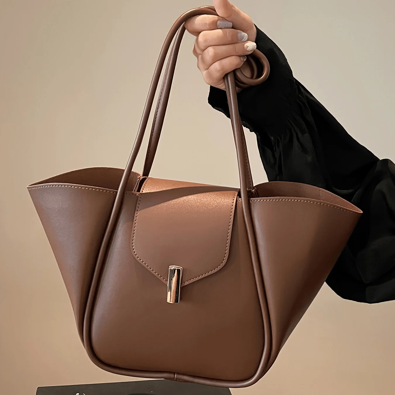 

Женская большая вместительная сумка, профессиональная рабочая сумка с просторным интерьером, синтетический кошелек для офиса, поездок на работу, путешествий