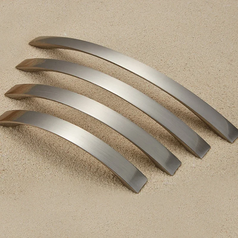 Lèvent de porte en alliage d'aluminium, poignées d'armoire, quincaillerie de poignée de meubles, cuisine, 96mm ~ 224mm