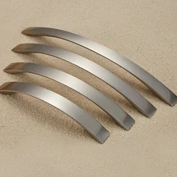 96mm~224mm Cabinet Handles Knobs Aluminum Alloy Door Kitchen Knobs Cabinet Pulls Drawer Furniture Handle Hardware