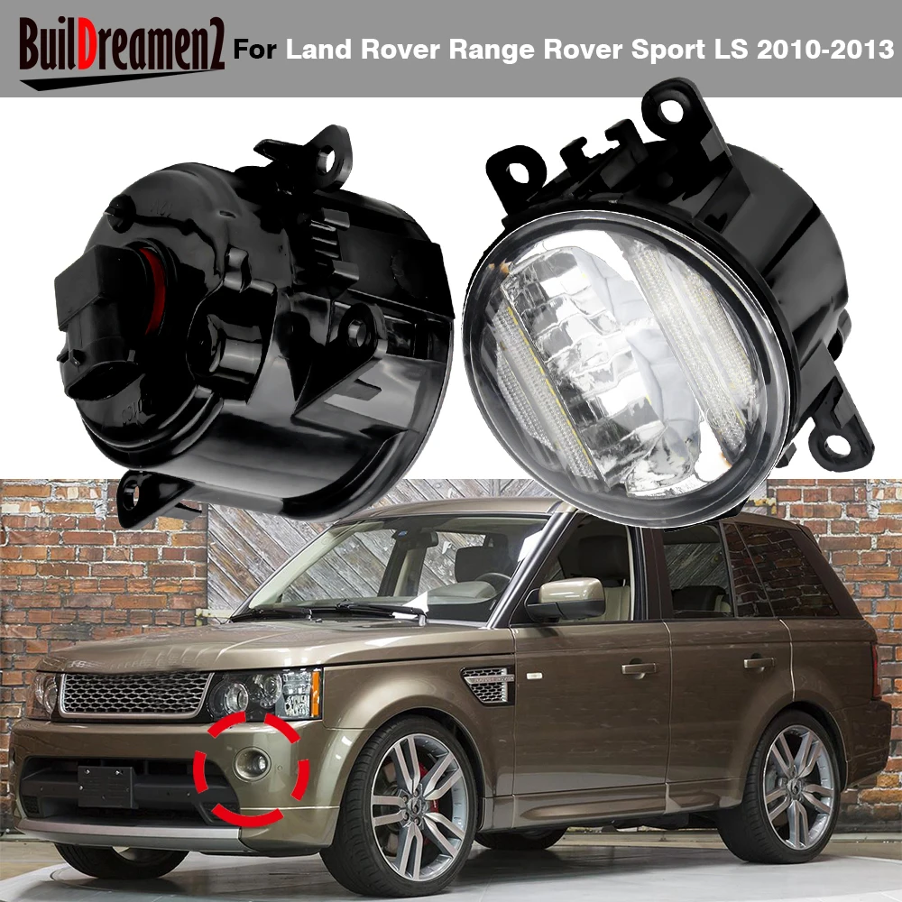 30W H11 Car External LED Fog Light Accessories Daylight DRL 2 Pieces For Land Rover Range Rover Sport LS 2010 2011 2012 2013