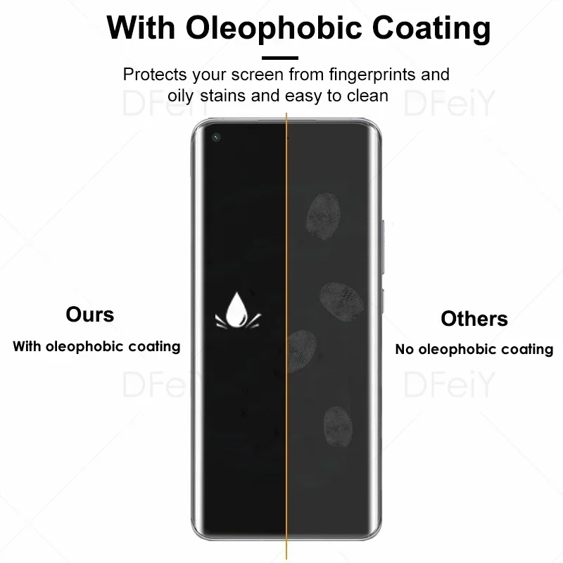 Cristal UV para OnePlus 8 Pro, Protector de pantalla UV de cobertura completa, película de vidrio templado para OnePlus 8 7 Pro