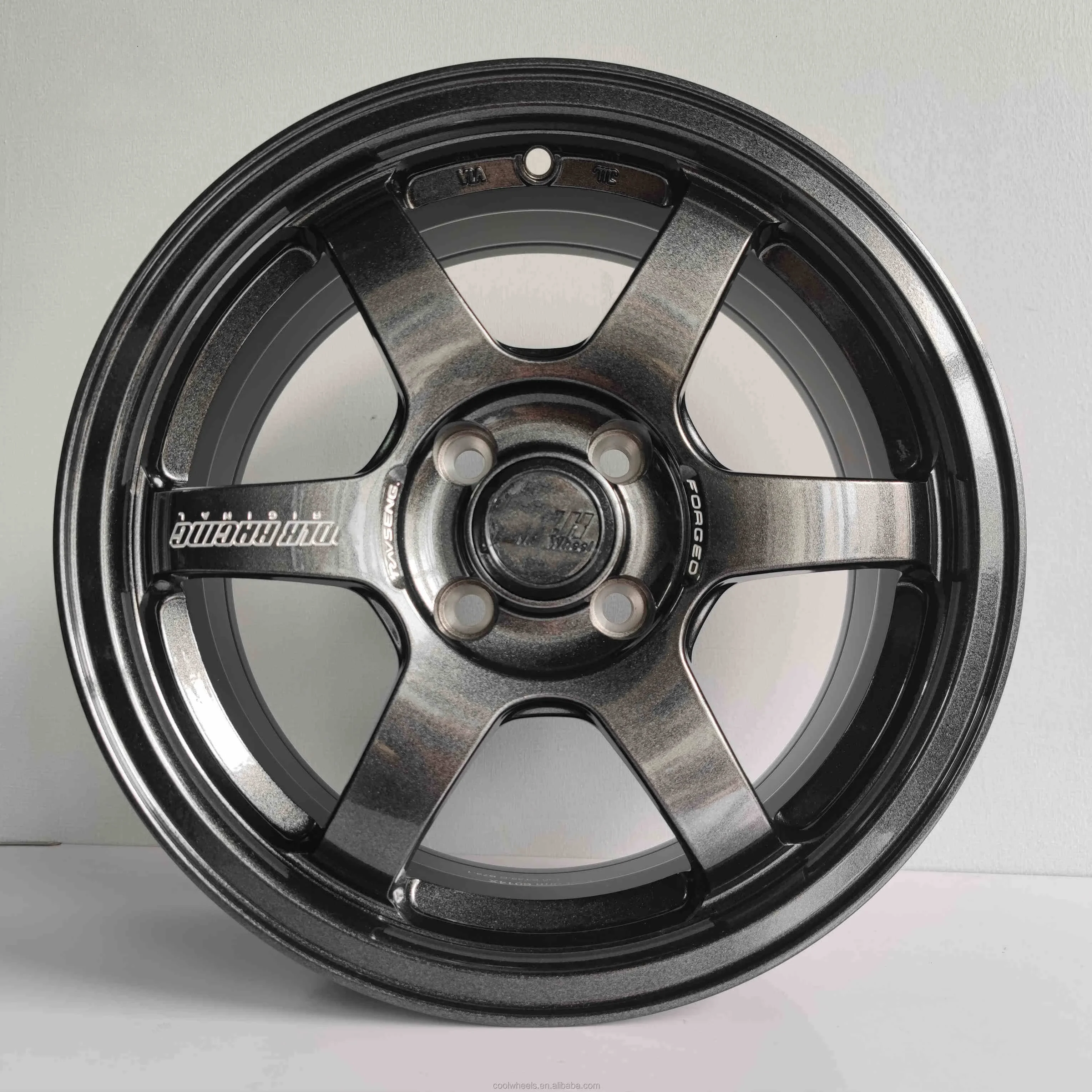 Bku racing passenger car wheels 15 16 17 18 inch 4x100 5x114.3 wheels for sport racing rims TE37 wheels civic jazz GK5 brz gt86