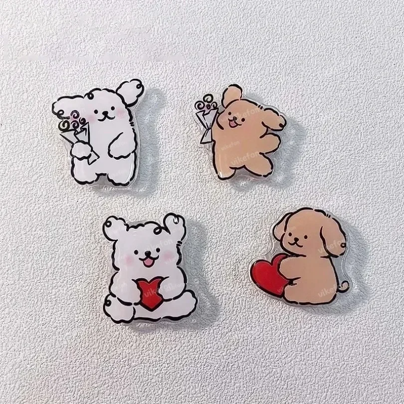 Корейский милый мультяшный щенок, гнездо, карманная подставка, ручка для телефона, кронштейн для iPhone, Samsung, Xiaomi, кольцо, держатель для пальцев