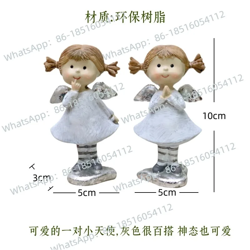 

Креативный орнамент ангел открытый сад балкон настольный цветочный горшок ландшафтное украшение