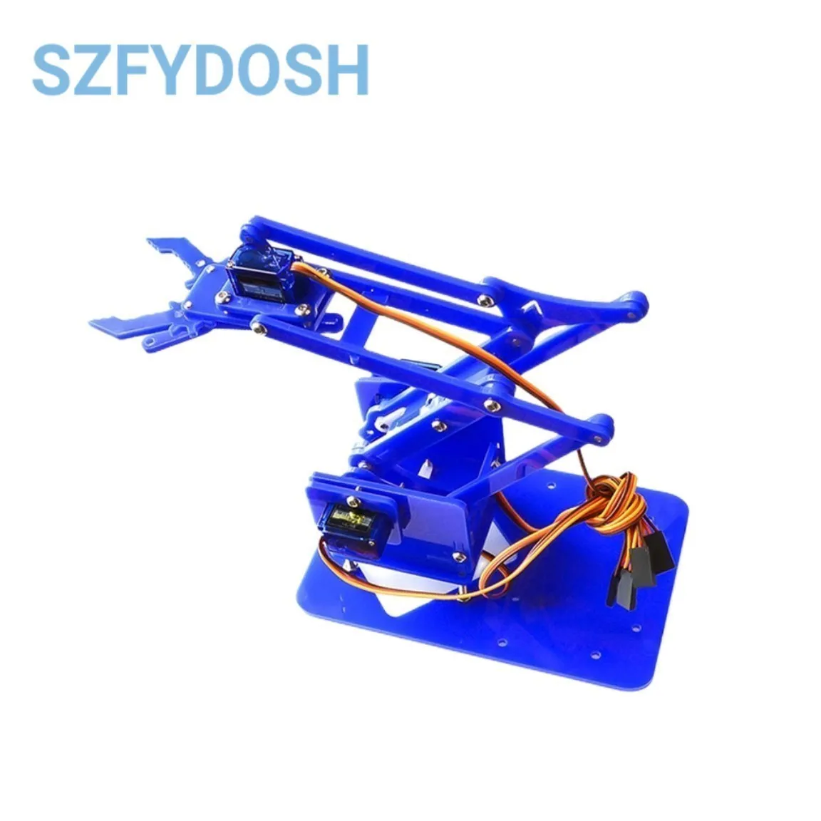 Manipulador acrílico de brazo de robot, kits de aprendizaje de piezas sueltas para Arduino Maker, Kit de aprendizaje DIY