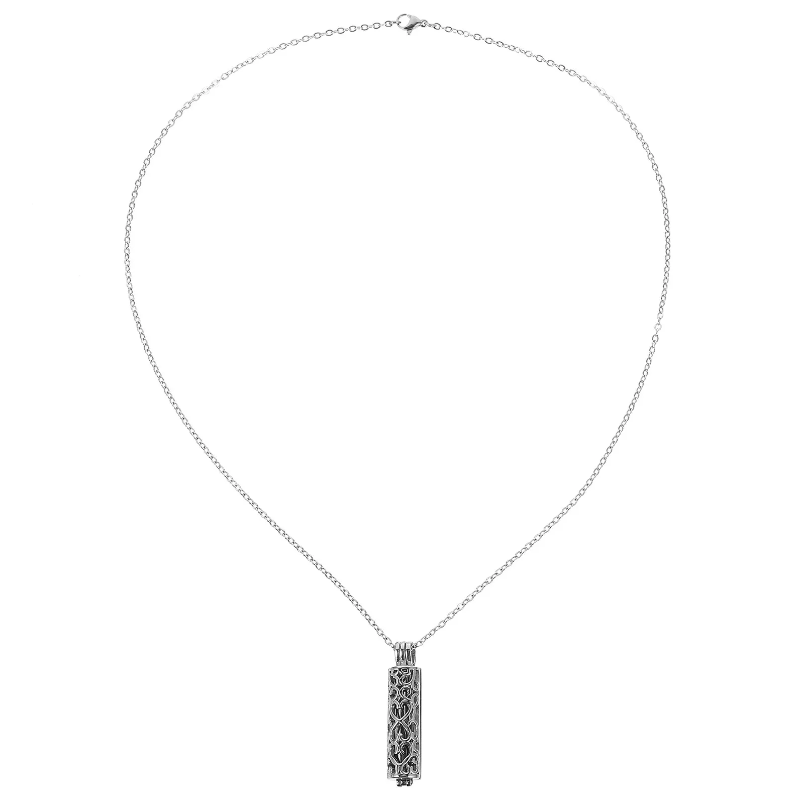 

Кулон-урна для праха из нержавеющей стали со стеклом, памятный кулон, ювелирное украшение для кремации, ожерелье-сувенир для мужчин и женщин