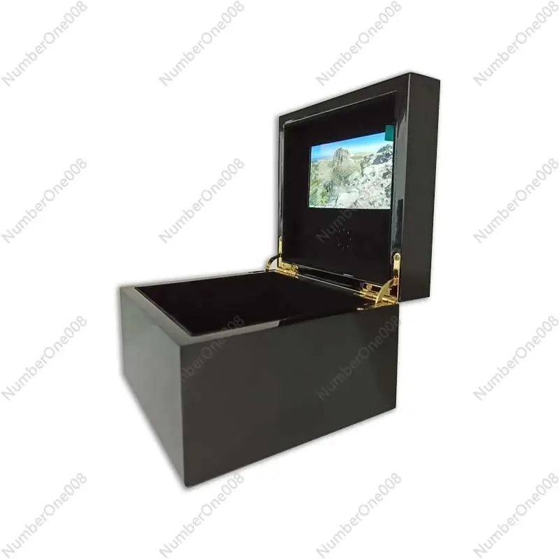 4.3-Inch Screen That Displays Videos And Pictures Black Surprise Gift Box Measures 14*14*10cm