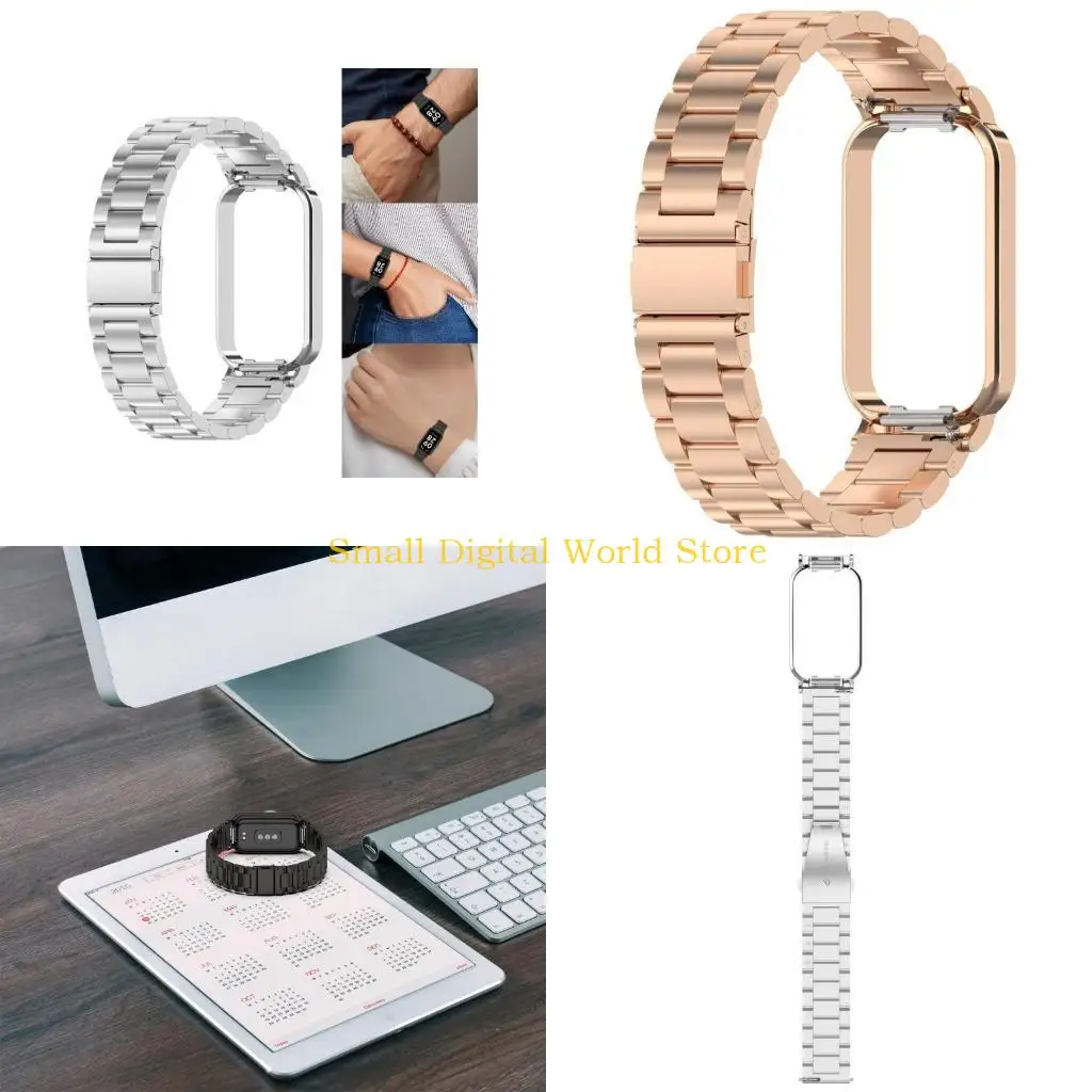 

77UB РЕС СТАРАТЫ НЕПРАВИЛЬНОГО СТАЛЬНОГО СТАРЫ Для Редми Бэт -Бретек Брезинный ремешок Металлический