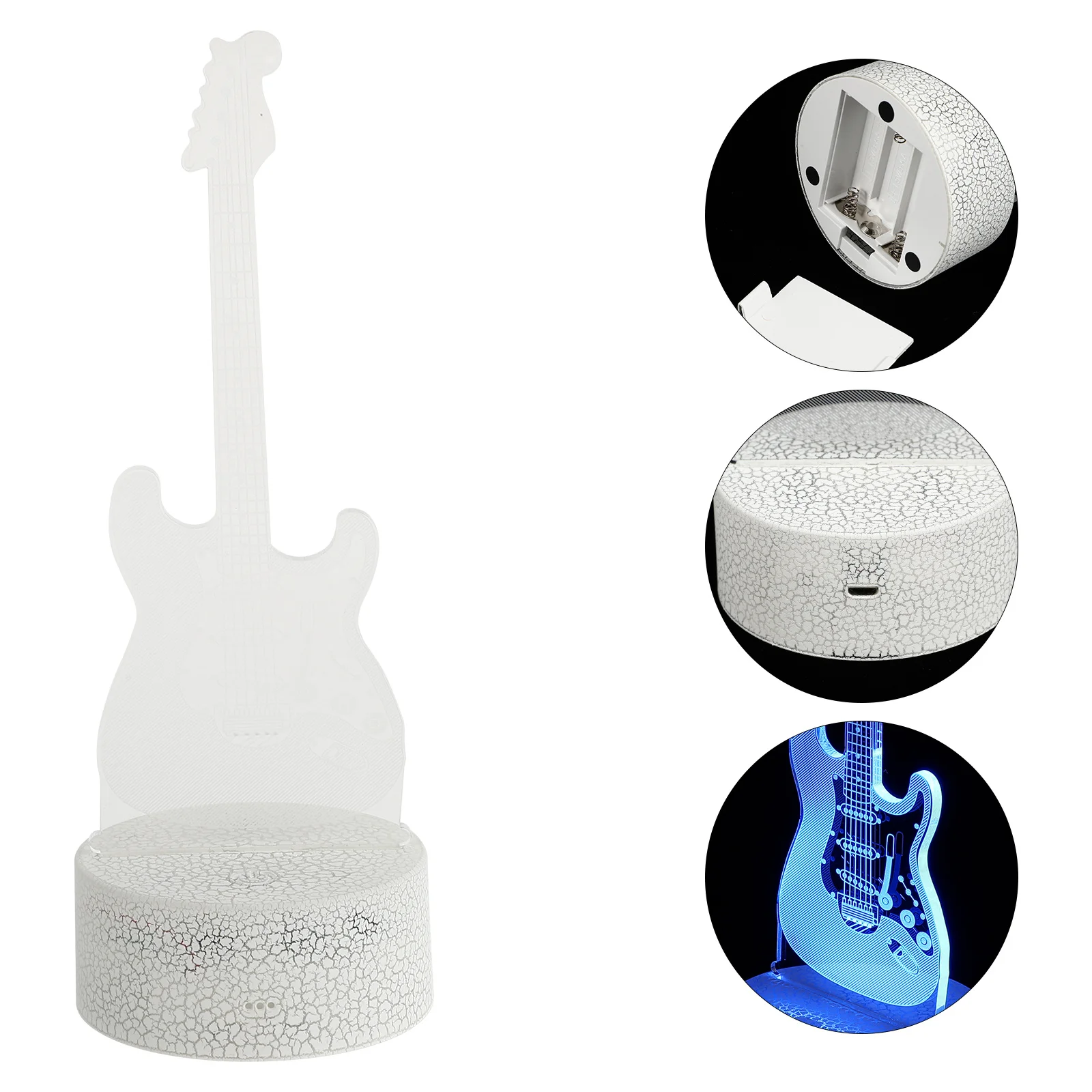 1 مجموعة ثلاثية الأبعاد مصباح الطاولة الإبداعية ضوء الليل الدافئة توهج المحيطة مصباح غرفة نوم الديكور LED ليلة مصباح ديكور المنزل ، #6