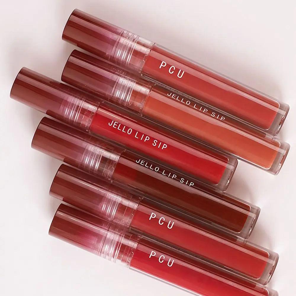 Hydrating 6 Colors Lip Gloss Long Lasting Watery Makeup Cosmetic Lipstick Non Fading Tint Natural Lip Mud Health Beauty