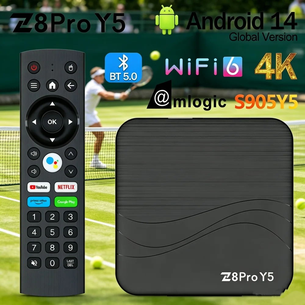 Home Cinema Quad - Z8 Pro Y5 Android14 TV Box