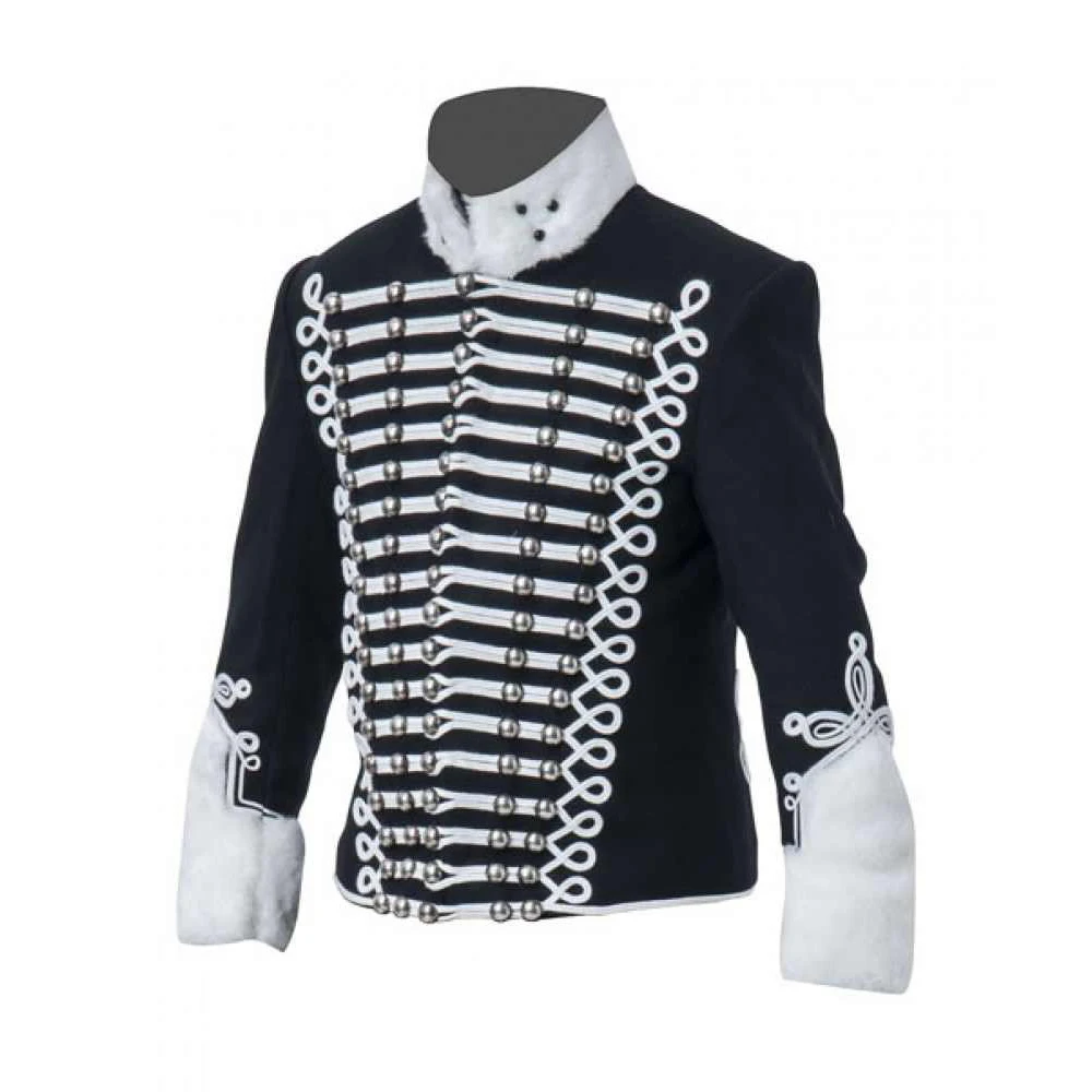 

Victorian Colonial Civil War Napoleon Military Uniform Historical Hussar Officer Soldier Jacket Historical Nobleman Knight Coat
