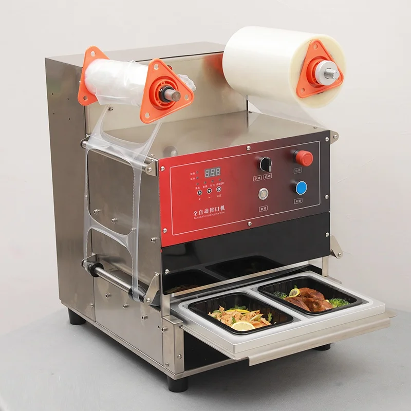 

DASEN Electric Heat Seal Machine Fruit Meal Sealer Machine Tray Sealing Packaging Machine For Food Meal Box