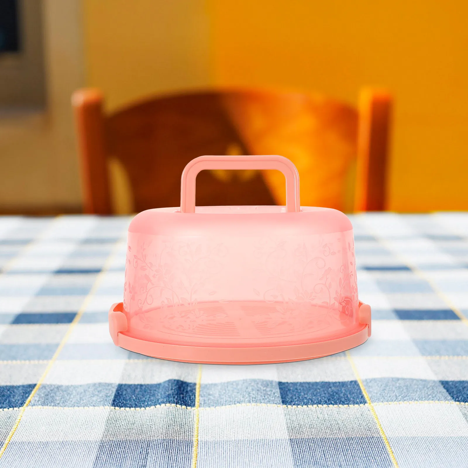 Reusable Portable Cake Carrier with Sturdy Handle and Tight Fit Lid Food Grade Waterproof Oil Proof Cake Box for Birthday