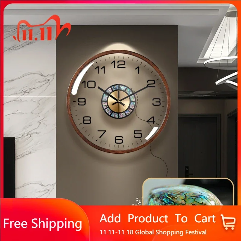 Fancy Digital Wall Clock Sticker Hanging Modern Design Wall Clock Luxury Aesthetic Reloj Pared Salon Grande Home Decoration