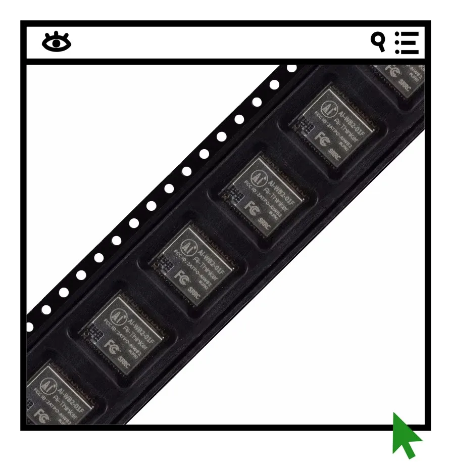 

2 шт. Ai-WB2-01F WiFi+BLE5.0 Bluetooth модуль 2-в-1 Wi-Fi и BT