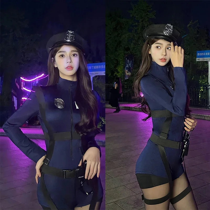 Cosplay Women Sexy Policewoman Uniform Role Play Ol Office Royal Sister Secretary Dress Stewardess Costume