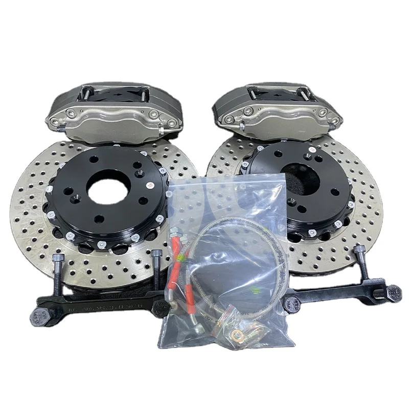 

Big 4 Pot Brake Caliper For CP 7600 Caliper Auto Racing Parts For Honda Nissan Toyota 86 15/16/17 Inch Wheel