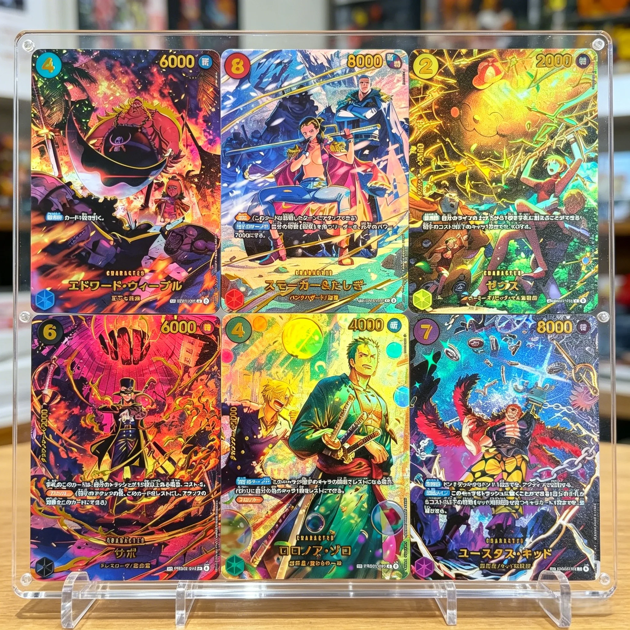 Proxy OPCG EB-04 SP Card Egghead Crisis Zeus Sabo Zoro Weevil Smoker Tashigi Japanese Game Collection Card