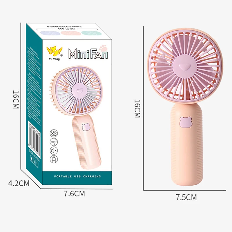 Mini Portable Fan, Handheld USB Charging Fan, Air Cooler, Outdoor Travel Handheld Fan, Ventilation Fan Summer Cool And Free Hand