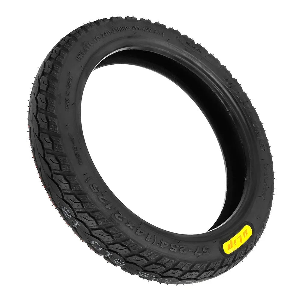 14 Inch Electric Bikes Tyre 14x2.125 Tubeless Tire For Electric Bicycle Replacement Parts Cycling Accessories Out Tire Tubeless