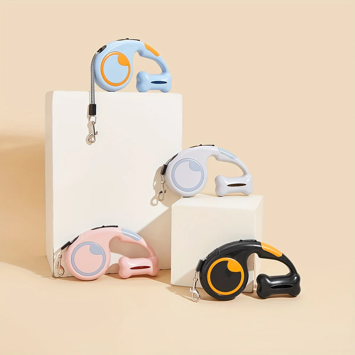 1pc 3m 5m Retractable Pet Leash One Click Brake Automatic Adjustable For Small Medium Dogs Walking Outdoor Training Pet Supplies