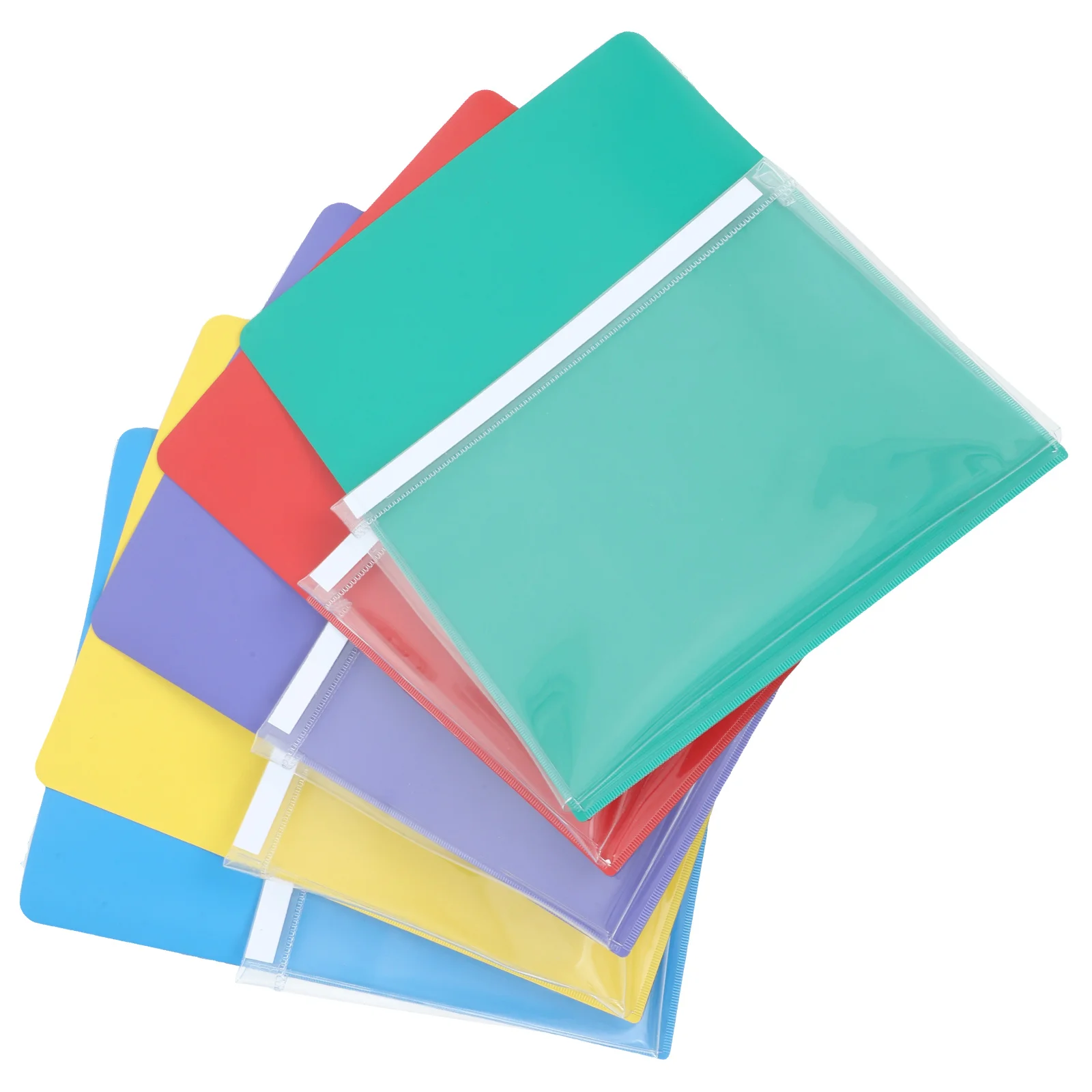 

5pcs File Storage Bags Magnetic Folders PVC Long Lasting Documents Stationery Whiteboard School Pocket