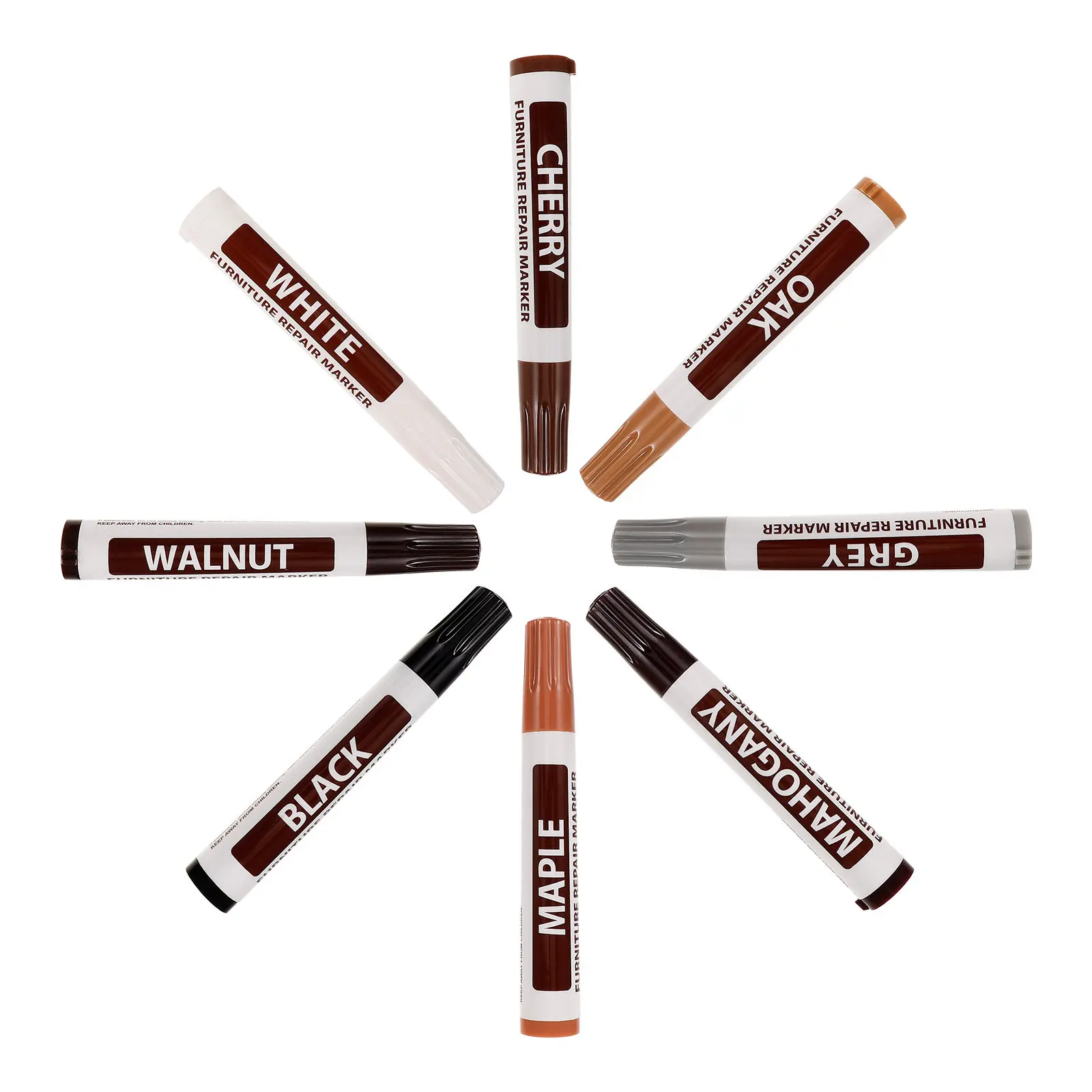 

Набор из 8 маркеров для ремонта дерева, быстросохнущие ручки для реставрации мебели, набор для устранения царапин, маркеры для полировки твердых полов, принадлежности для домашнего ремонта и DIY