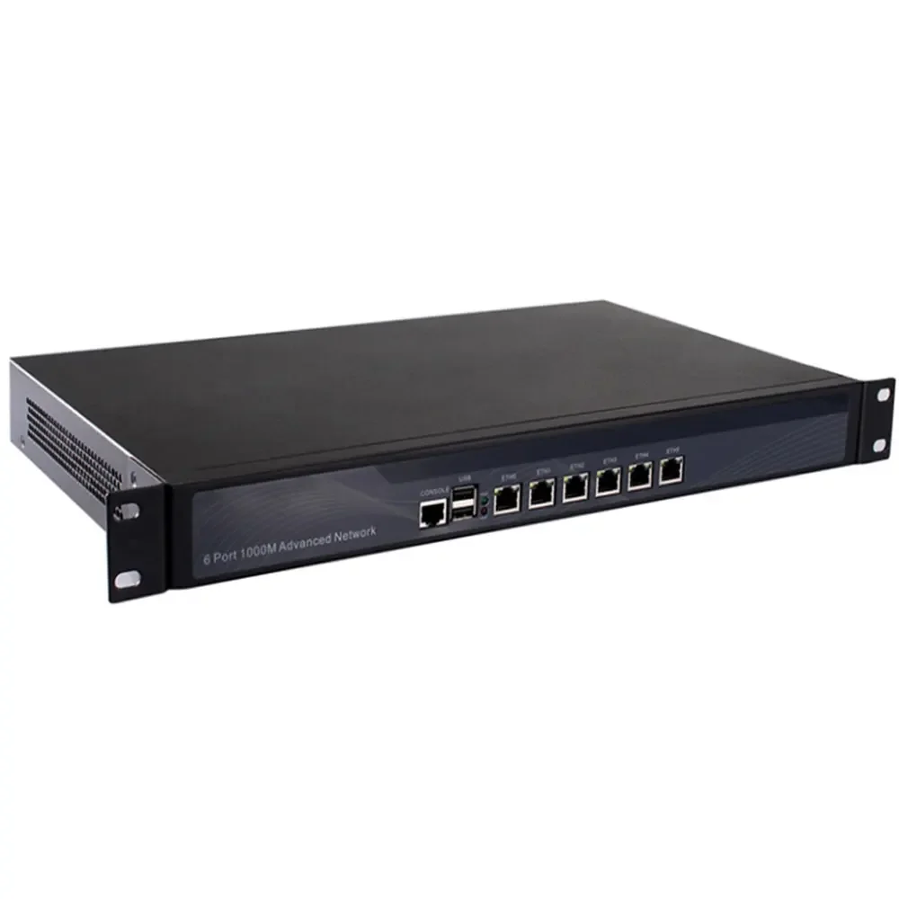 

PFSense 1U Network Firewall Router with 6 ports Gigabit Lan Core i3 4150 3.5Ghz Mikrotik PFSense ROS Wayos