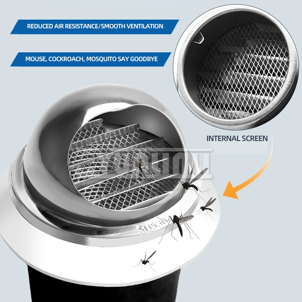 Household Ventilation Fan Silent Exhaust Fan Fresh Air Ventilator Outdoor Air System Fume Extractor