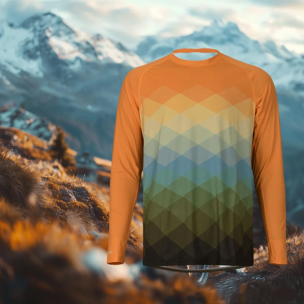 

2025 Spring and Autumn Men's Adult Cycling Sports Sweat-absorbing Quick-drying Long Sleeve Daily Casual Sunscreen Clothing