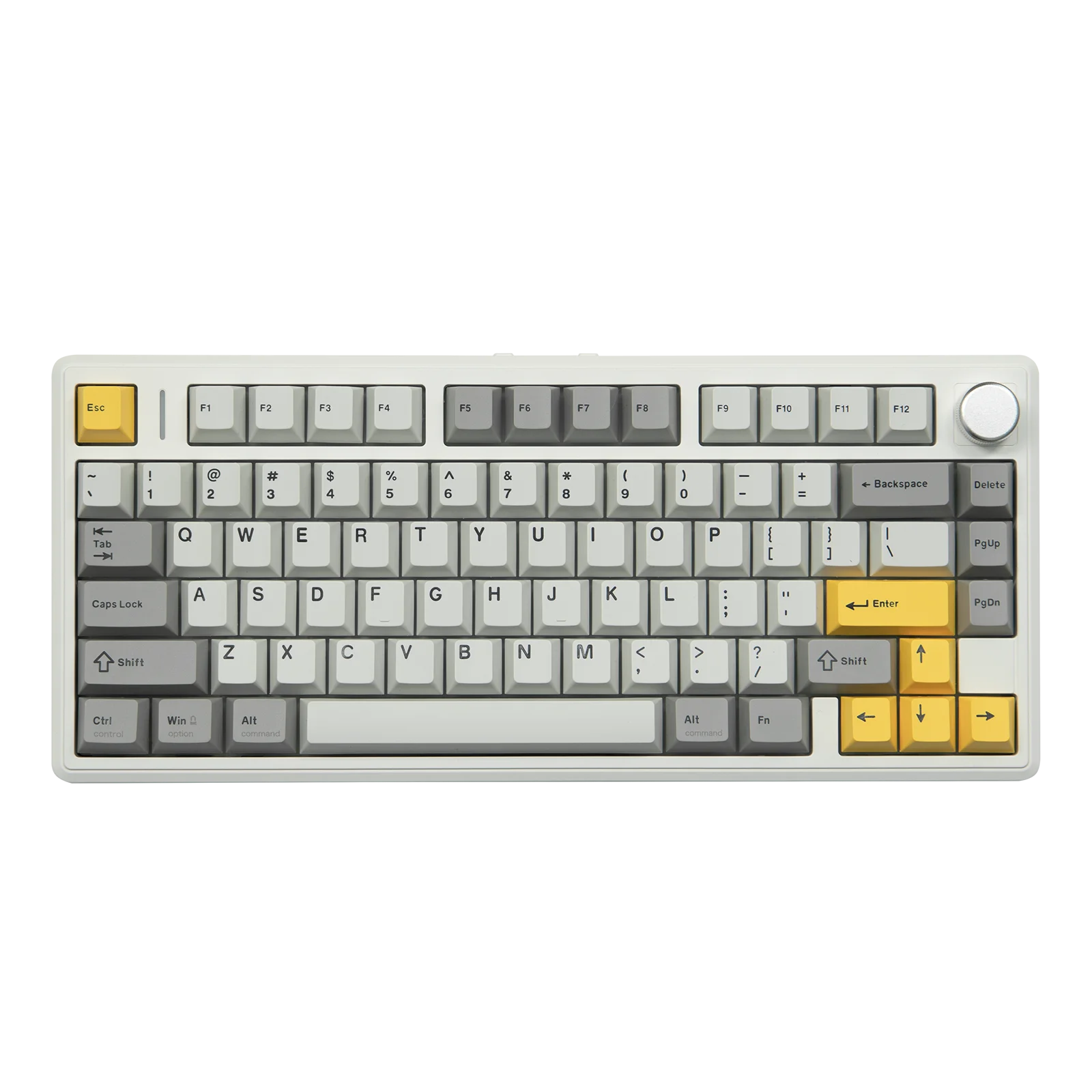 EPOMAKER TH80 V2 75% ANSI US Layout Bedraad/Bluetooth/2.4Ghz Draadloos Mechanisch Gaming Toetsenbord met Programmeerbare Toetsen & Knop