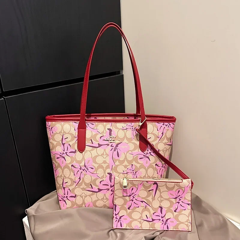 ‌2025 Summer Cherry Tote Bag - Cute Internet Celebrity Same Shoulder Bag, Trendy & Versatile Women's Casual Purse‌