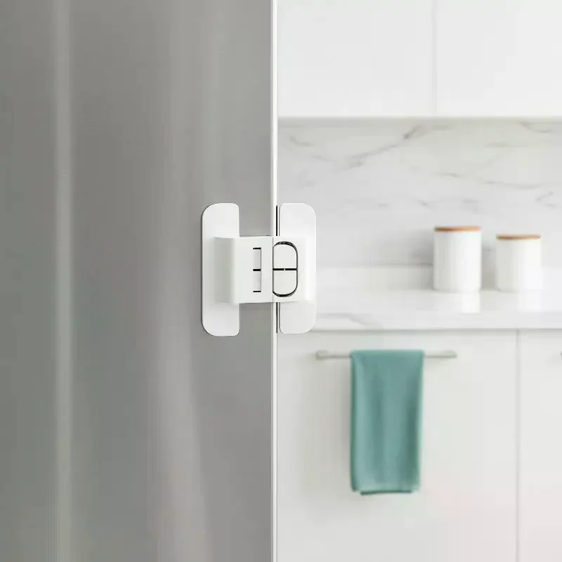 Multi Use Fridge Door Lock No Drill Adhesive 1/5 PCS Universal Child Safety for Cabinets Drawers Cupboard Baby Proof